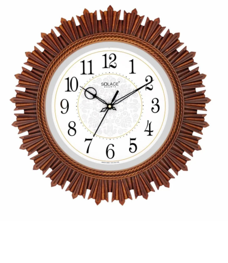 Solace Royal Sunburst Designer Wall Clock